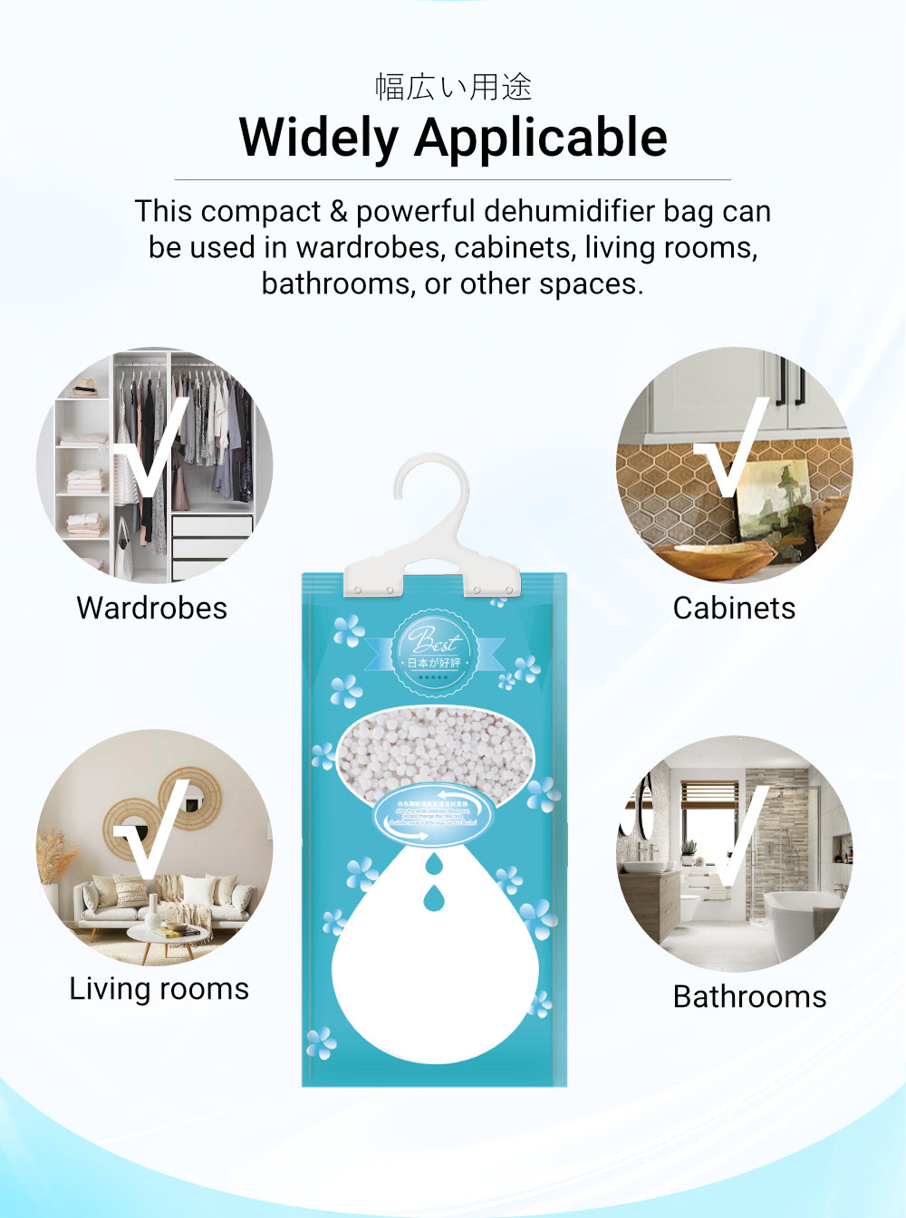 Farcent Hanging Dehumidifier Bag 500ml-9